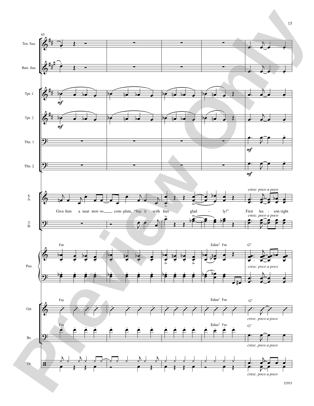 The Varsity Drag (from the musical Good News): Choral SoundPax