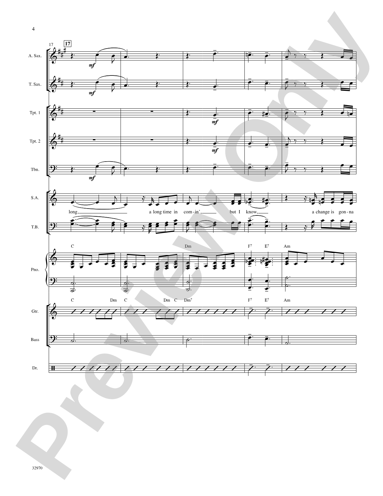 A Change Is Gonna Come: Choral SoundPax