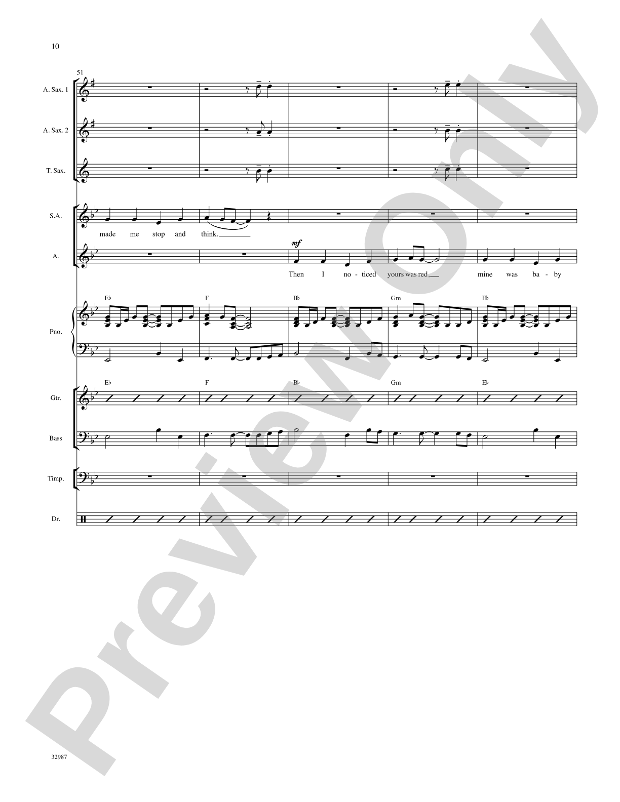 Lipstick on Your Collar: Choral SoundPax