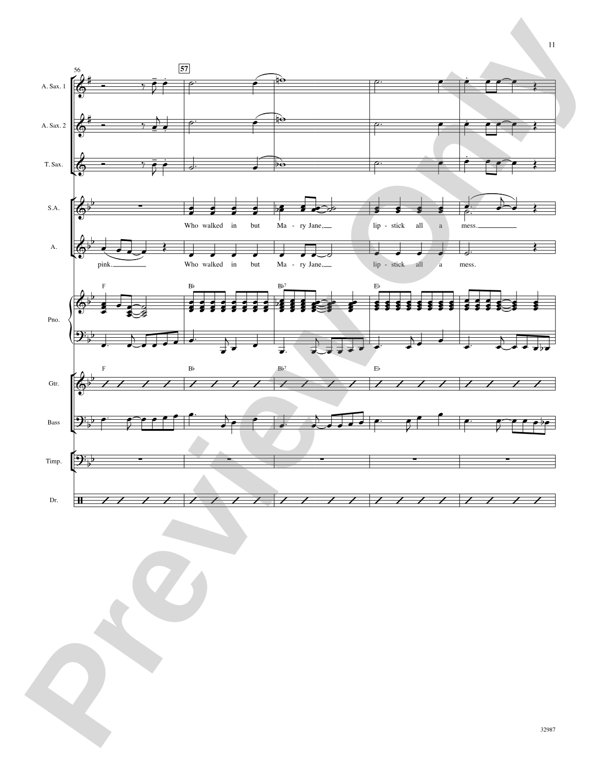 Lipstick on Your Collar: Choral SoundPax