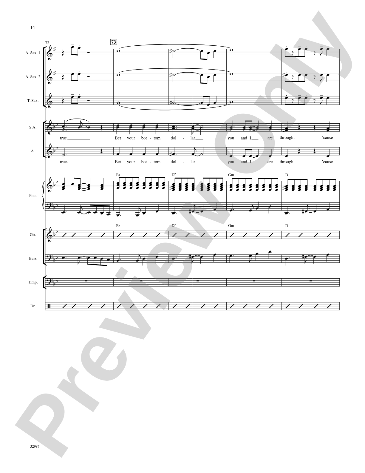 Lipstick on Your Collar: Choral SoundPax