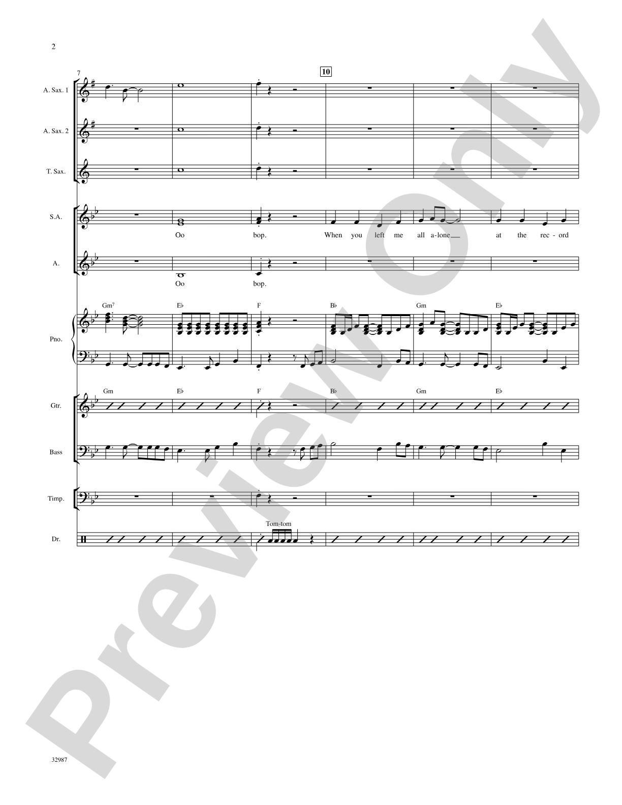 Lipstick on Your Collar: Choral SoundPax