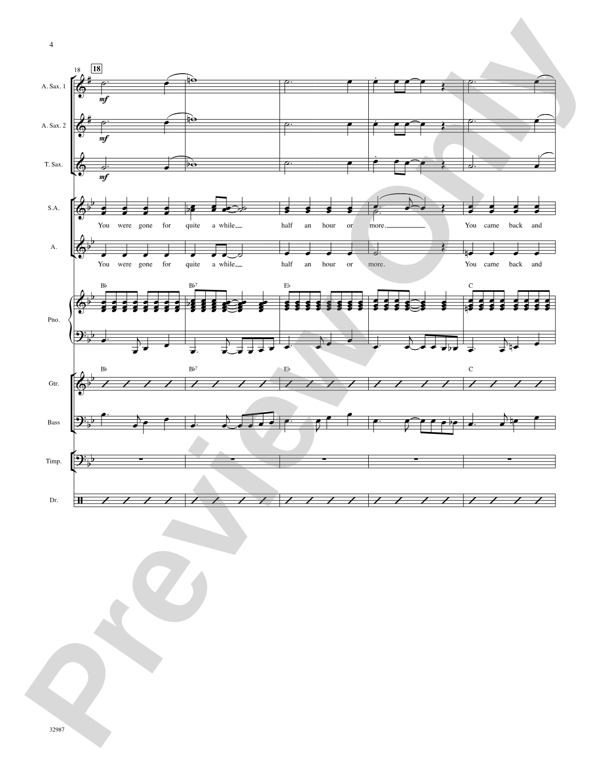 Lipstick on Your Collar: Choral SoundPax