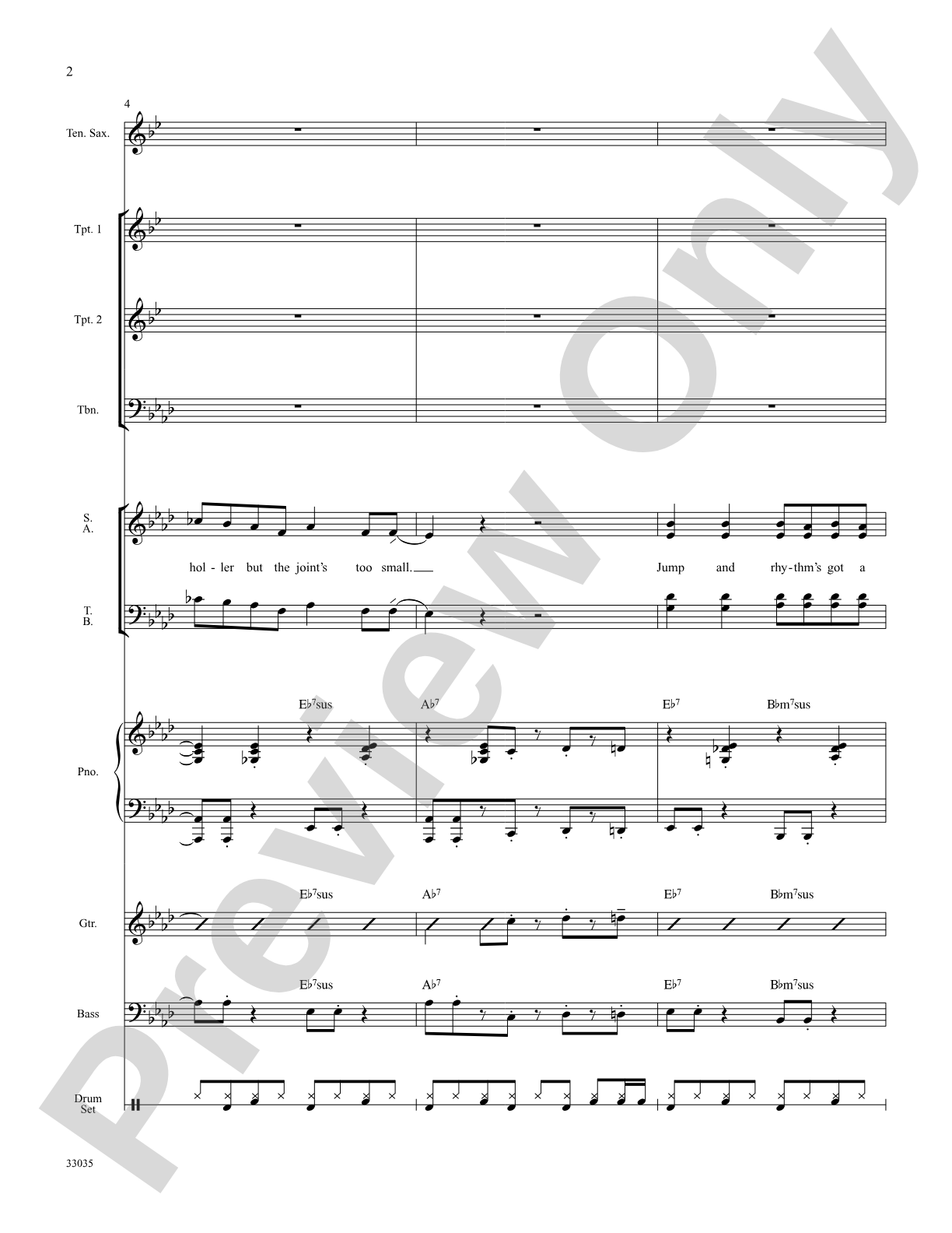 Rocking Pneumonia and the Boogie Woogie Flu: Choral SoundPax