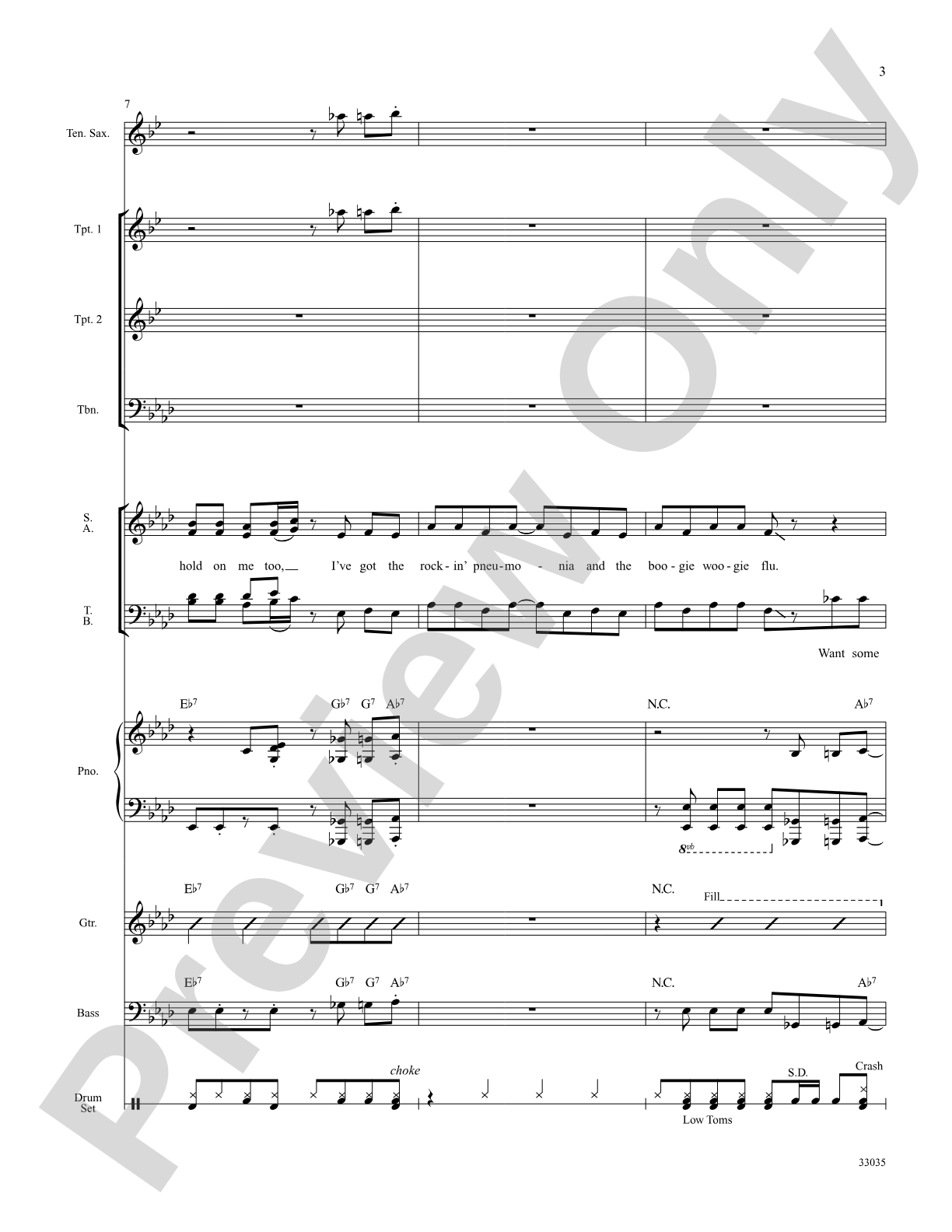Rocking Pneumonia and the Boogie Woogie Flu: Choral SoundPax