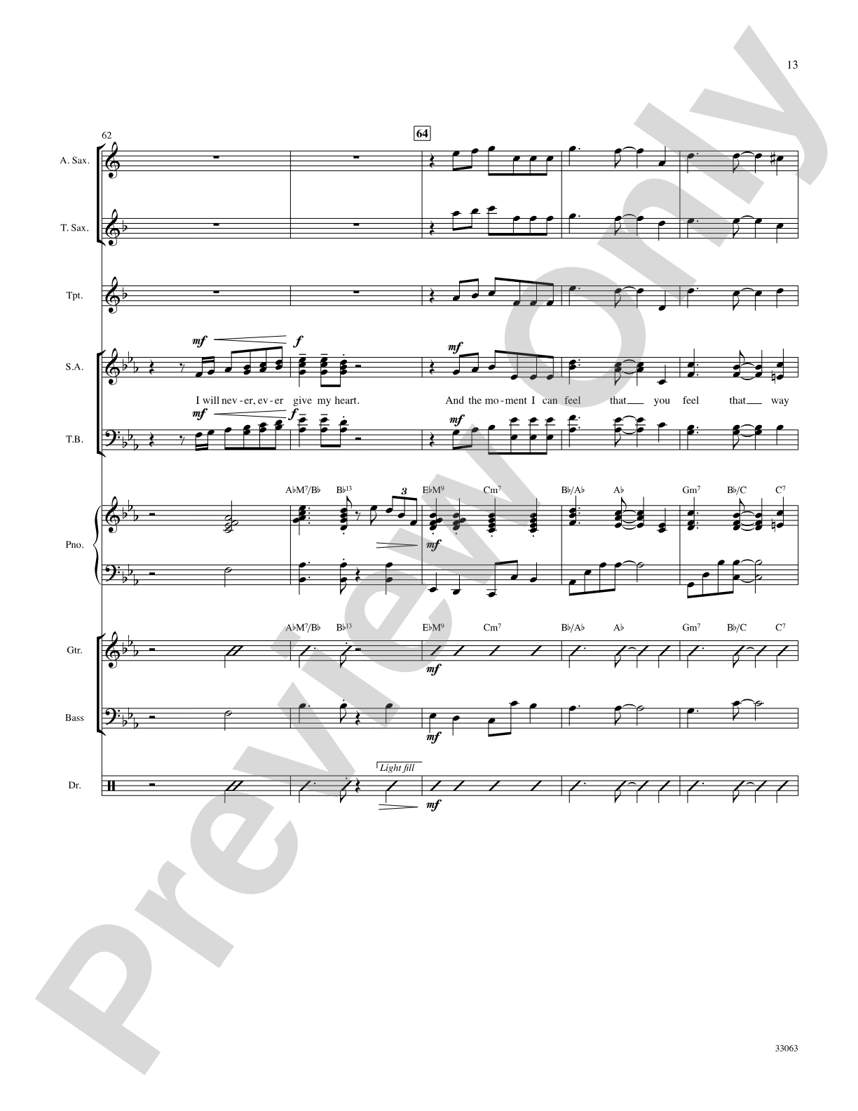 When I Fall in Love: Choral SoundPax