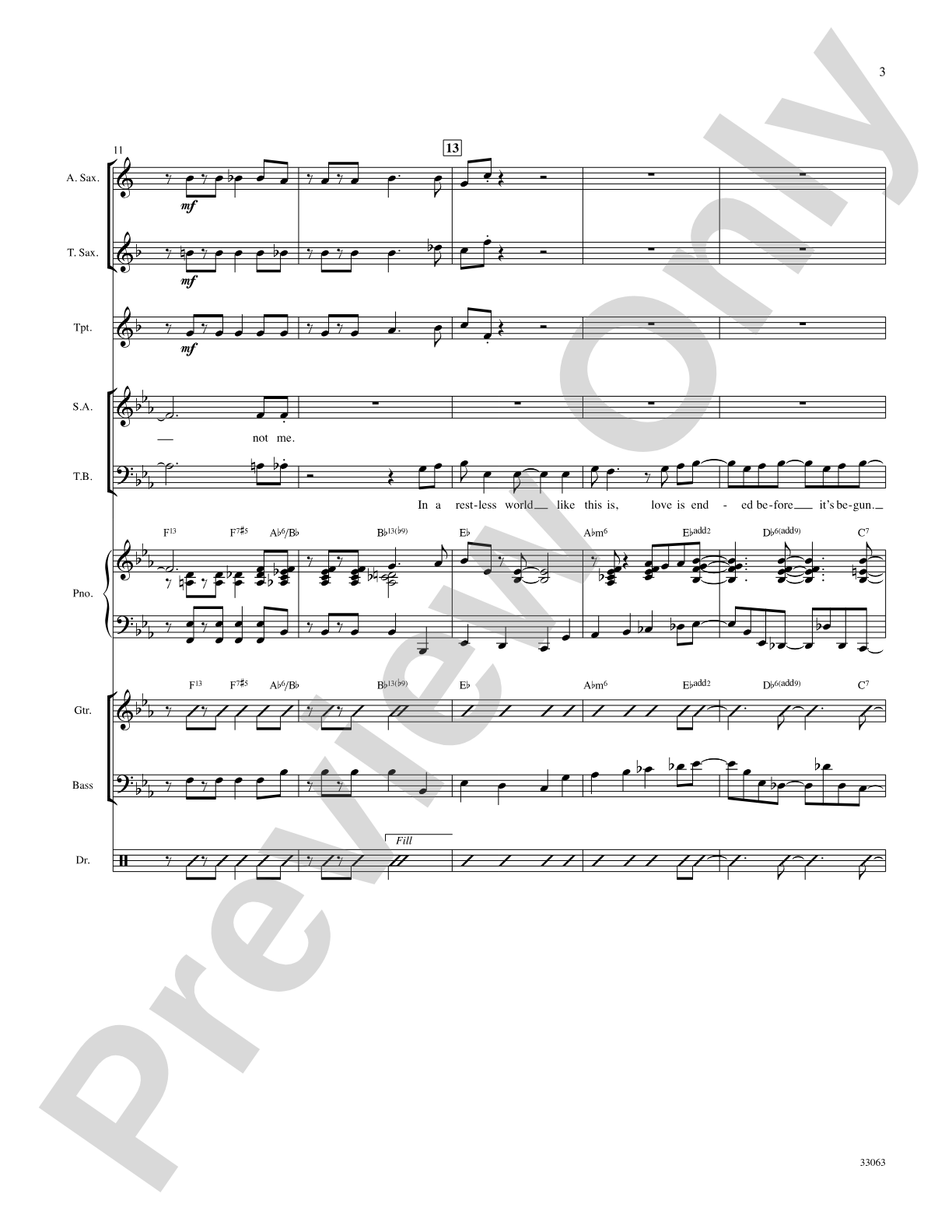When I Fall in Love: Choral SoundPax