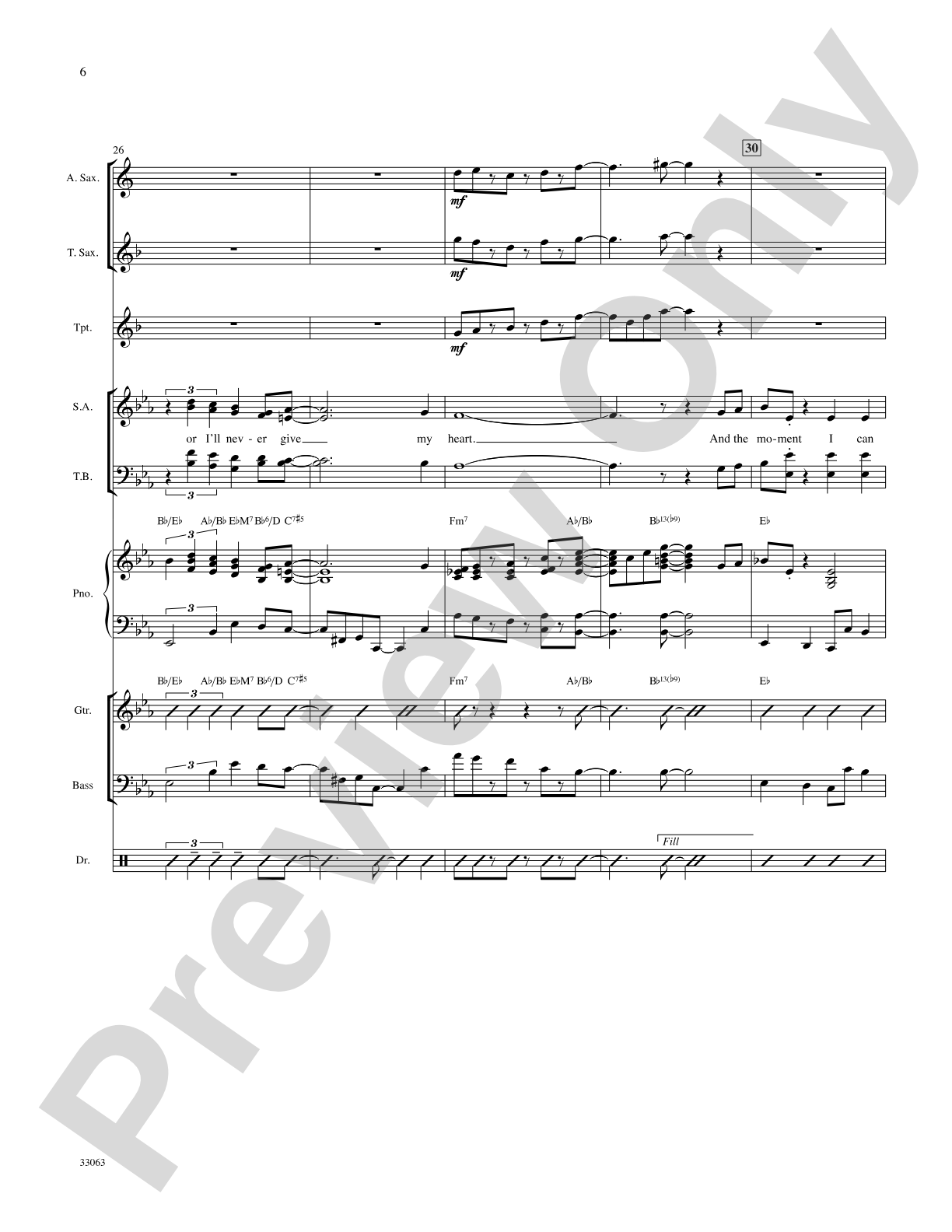 When I Fall in Love: Choral SoundPax