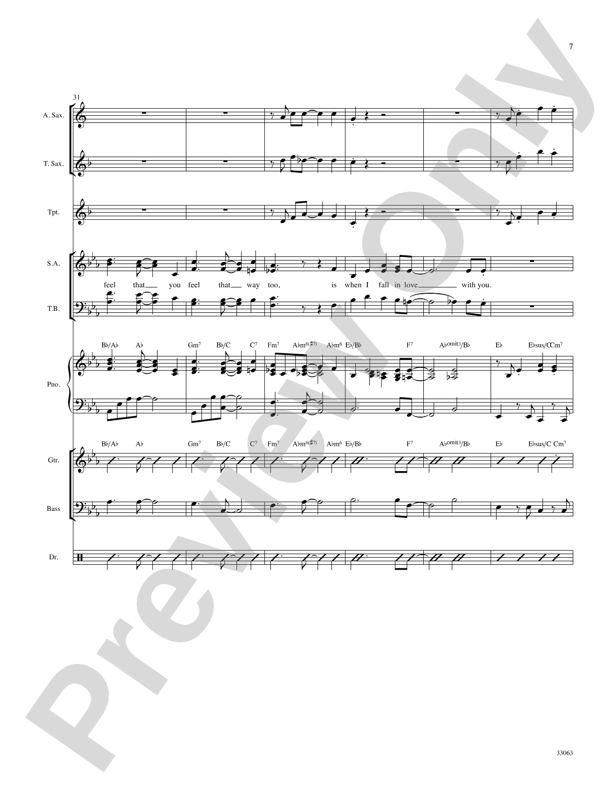 When I Fall in Love: Choral SoundPax
