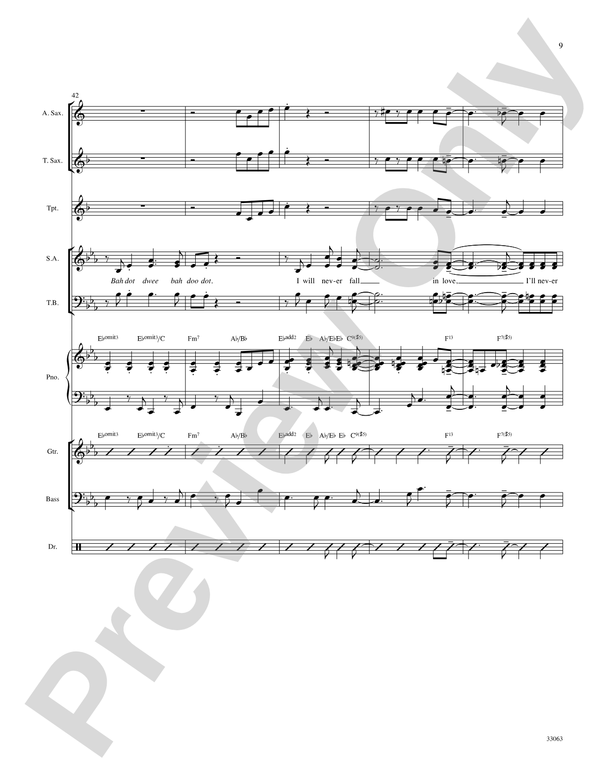 When I Fall in Love: Choral SoundPax