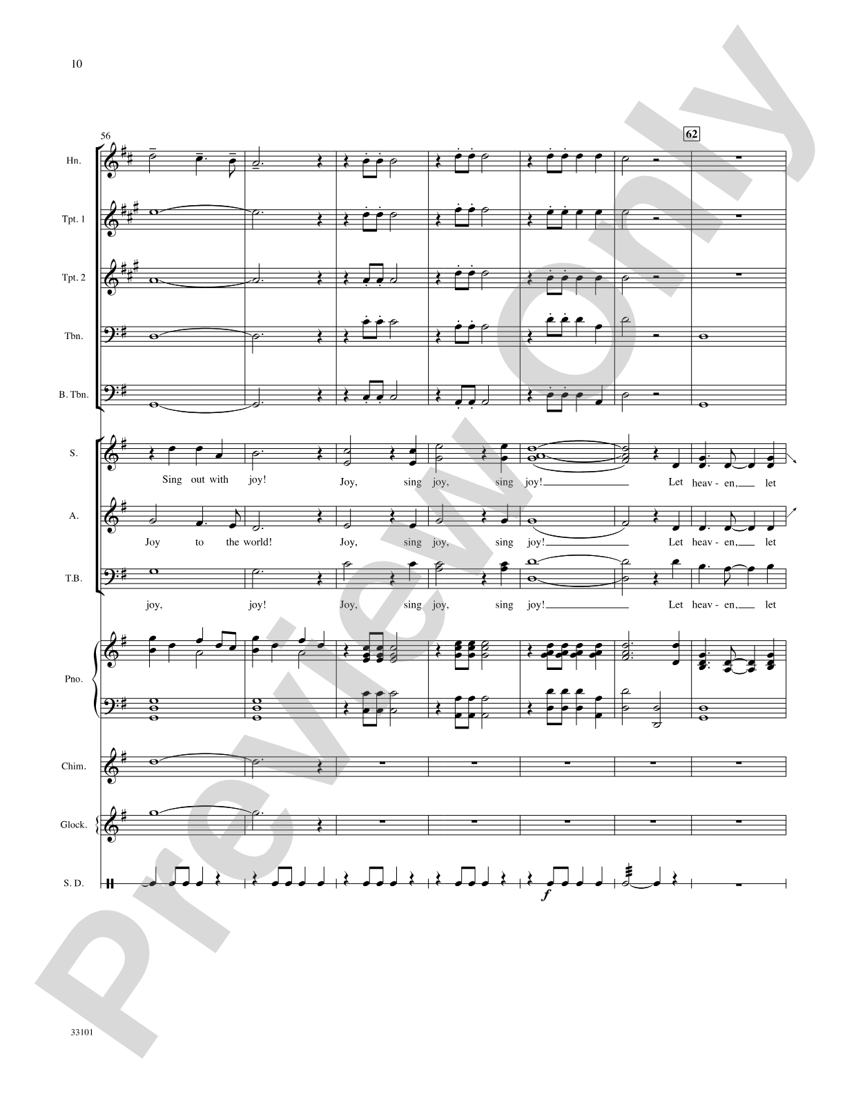 Let Heaven and Nature Sing: Choral SoundPax