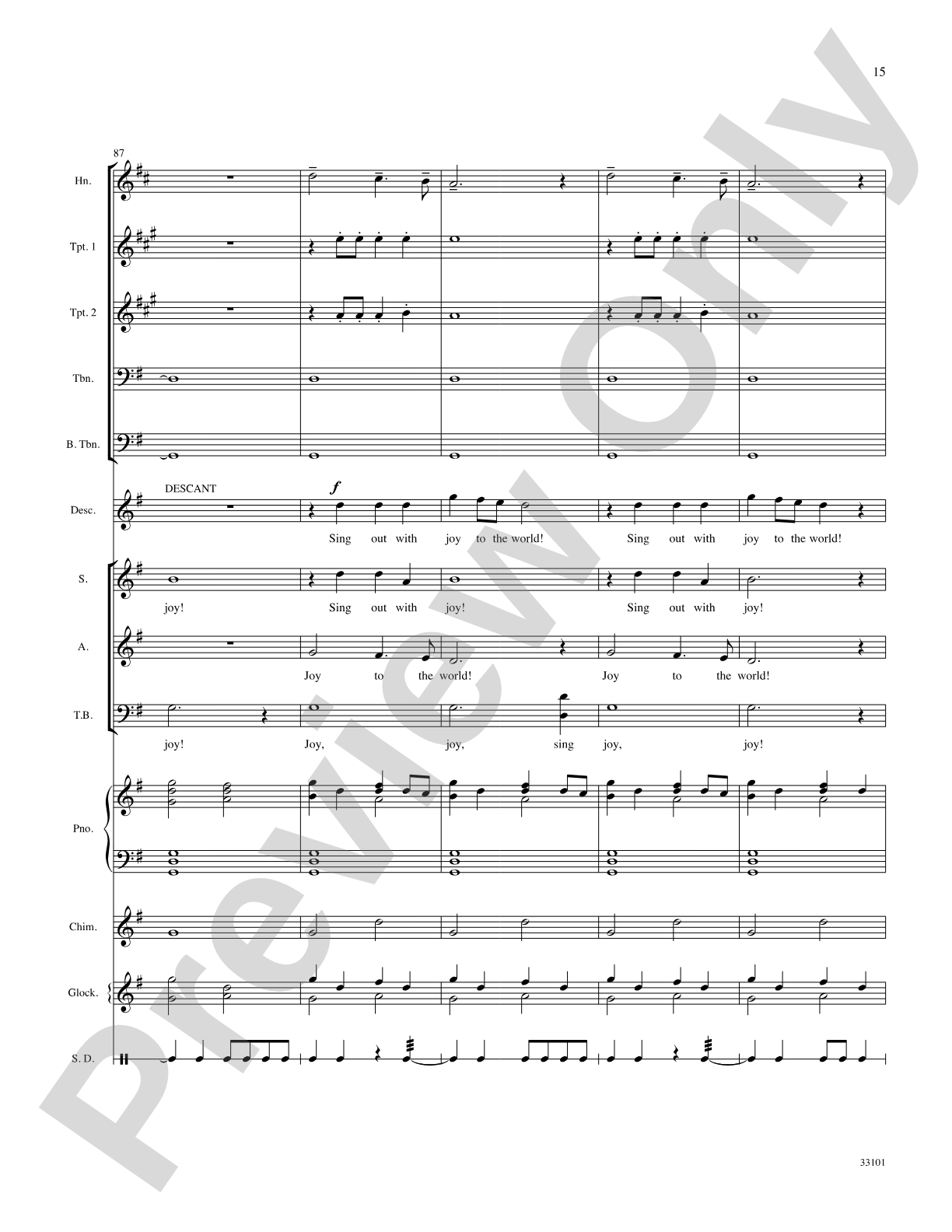 Let Heaven and Nature Sing: Choral SoundPax