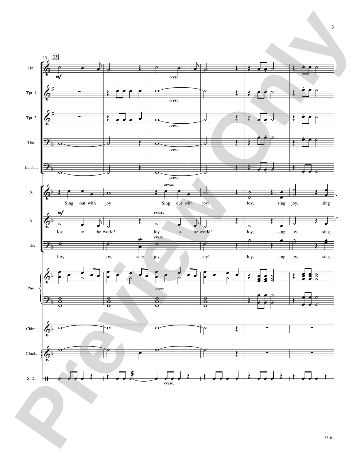 Let Heaven and Nature Sing: Choral SoundPax