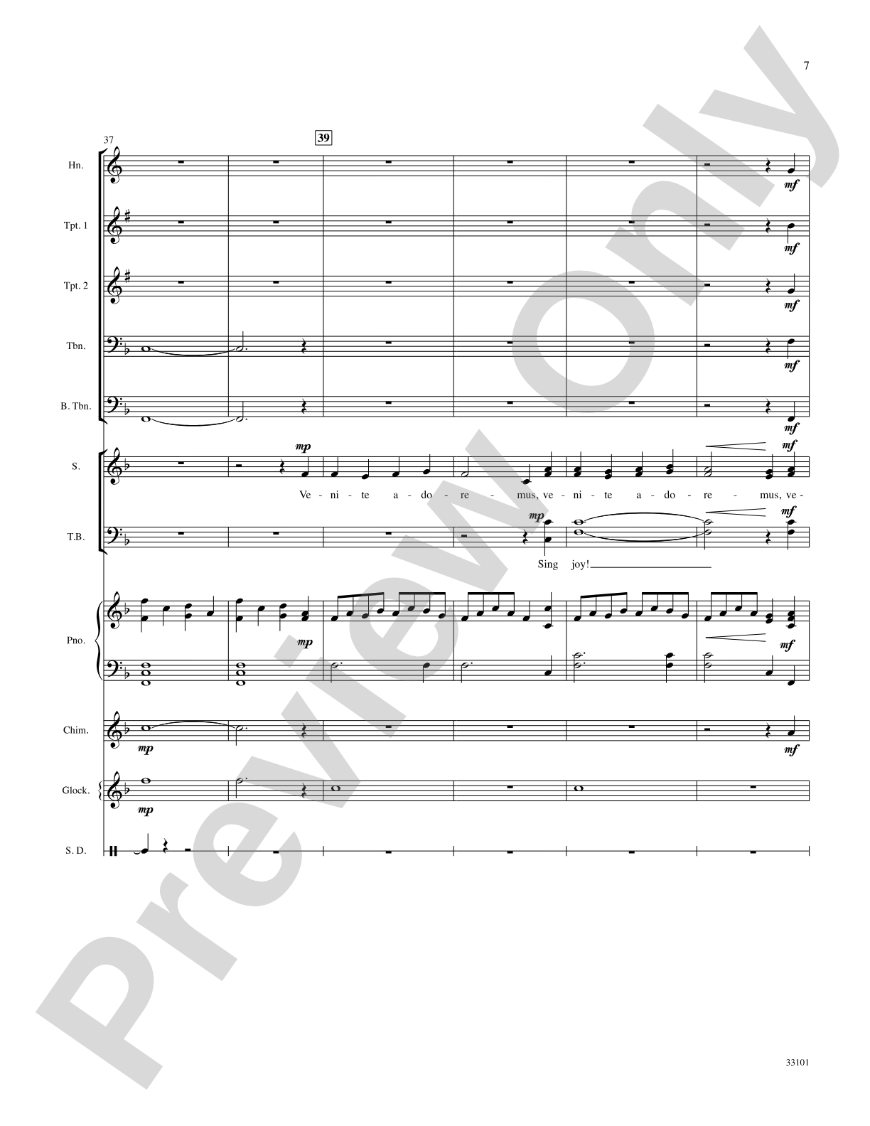 Let Heaven and Nature Sing: Choral SoundPax