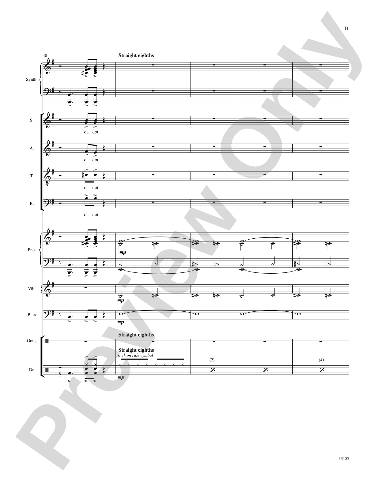 James Bond Theme: Choral SoundPax