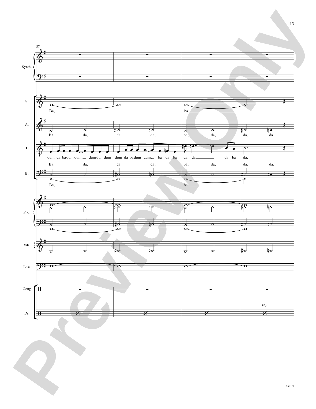 James Bond Theme: Choral SoundPax