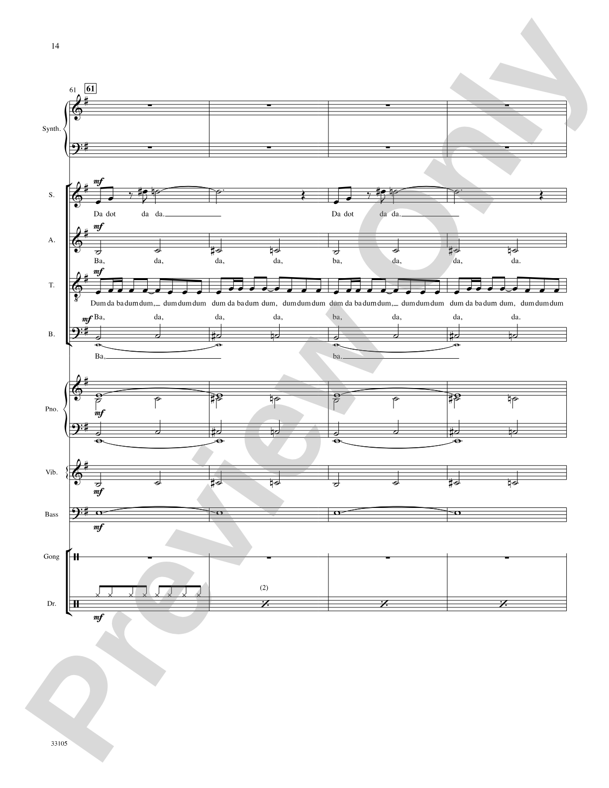 James Bond Theme: Choral SoundPax