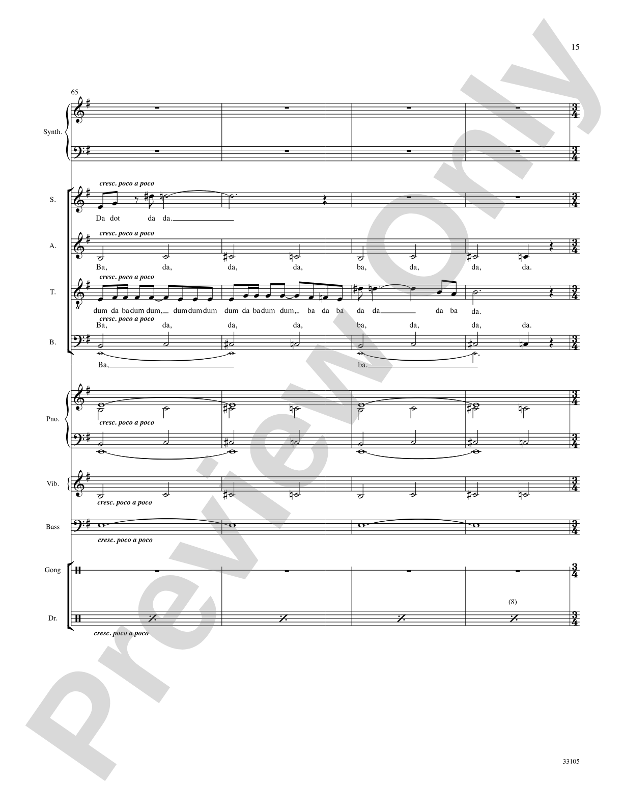 James Bond Theme: Choral SoundPax