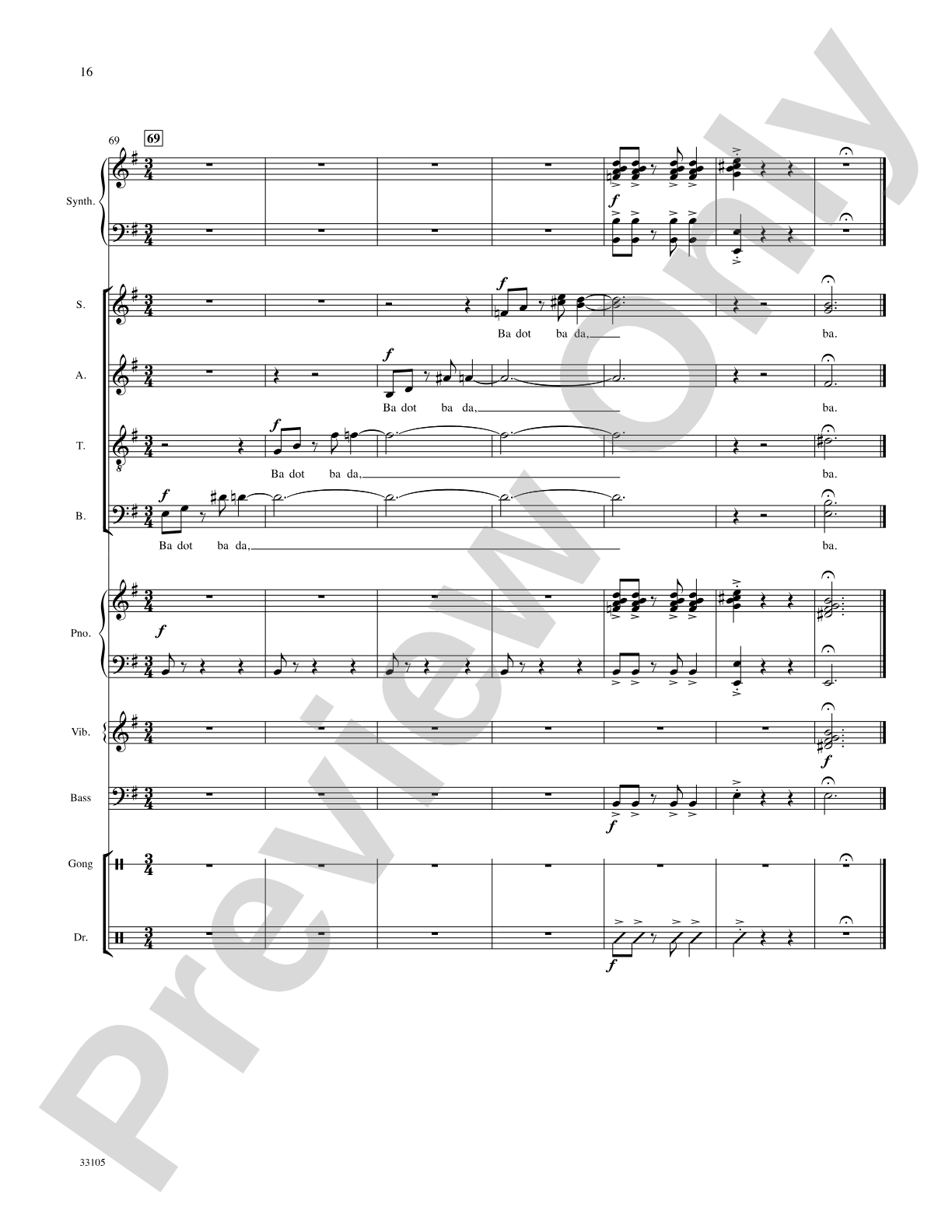 James Bond Theme: Choral SoundPax