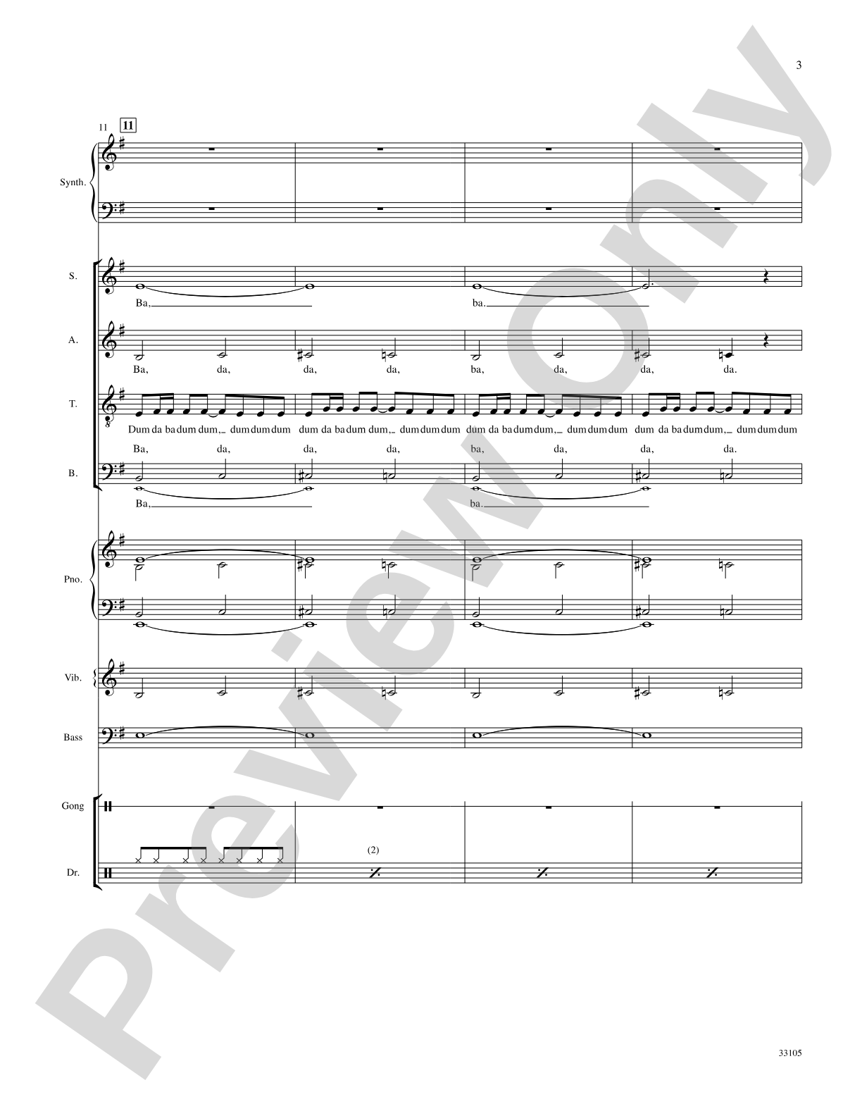 James Bond Theme: Choral SoundPax