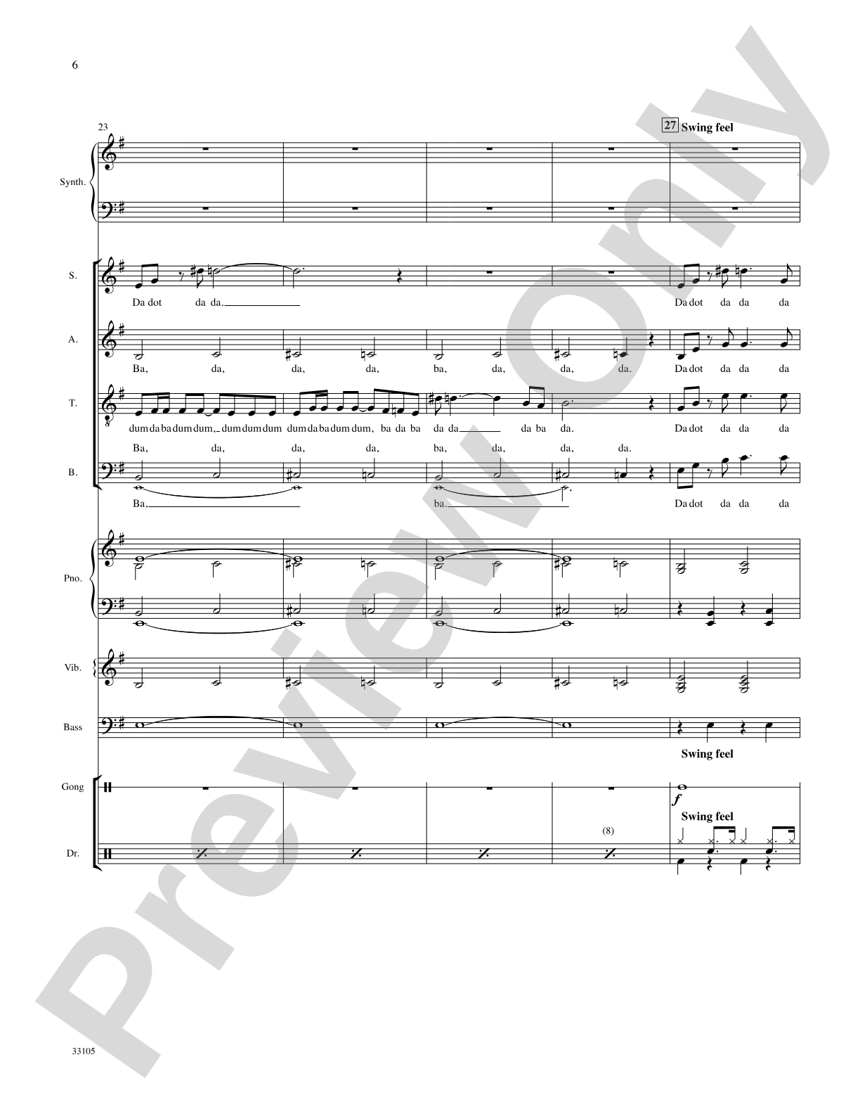 James Bond Theme: Choral SoundPax