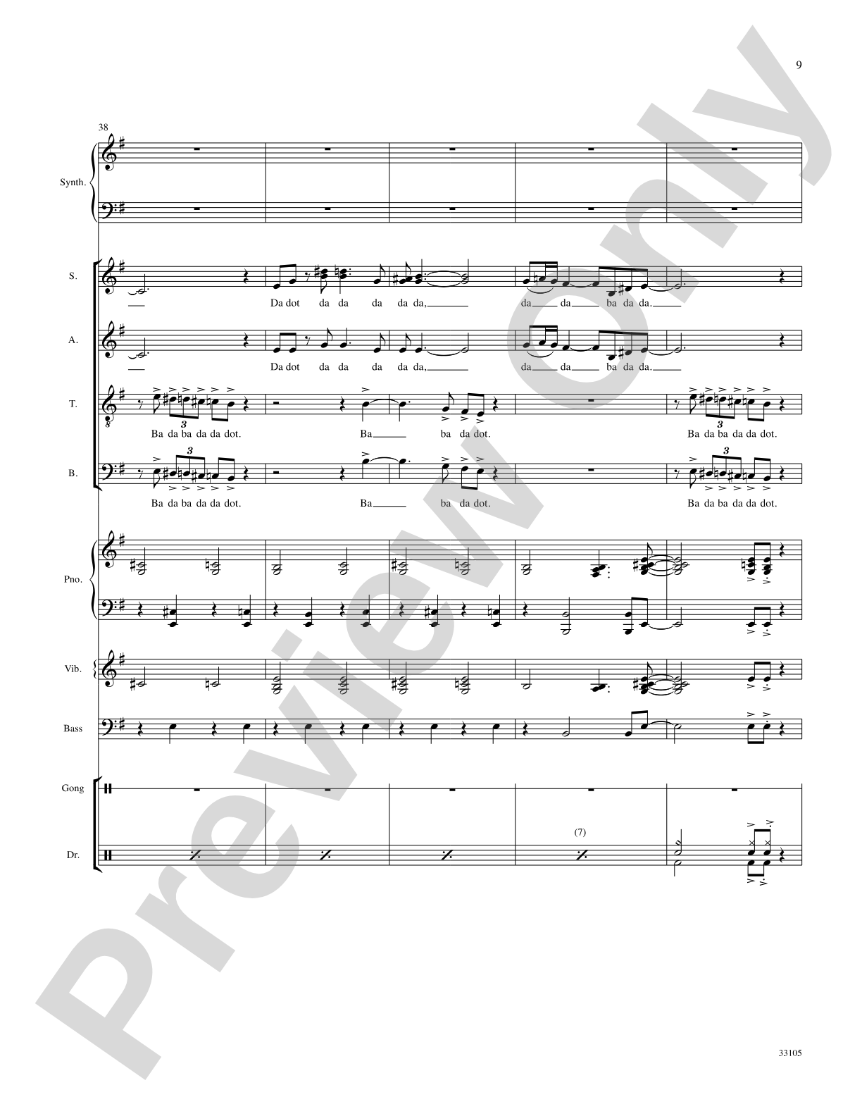 James Bond Theme: Choral SoundPax