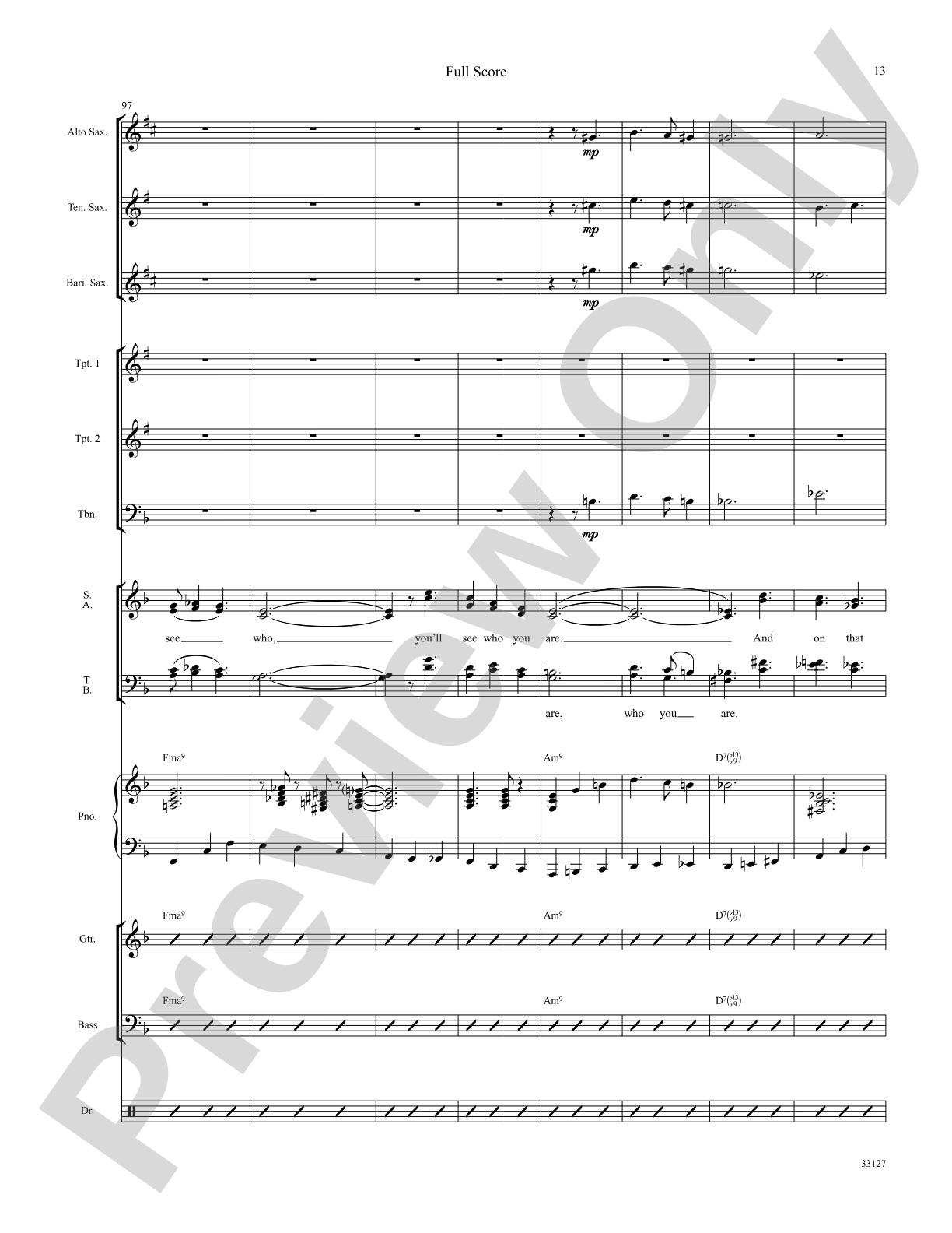 On a Clear Day: Choral SoundPax