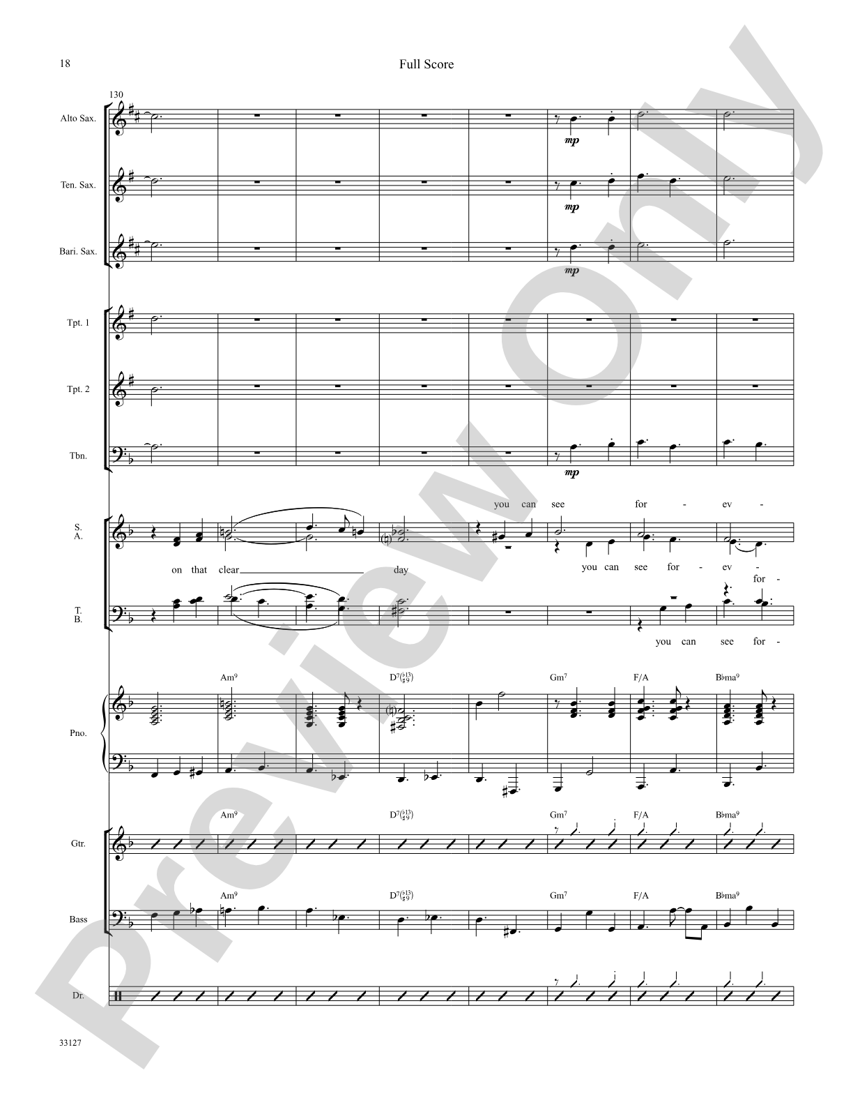 On a Clear Day: Choral SoundPax