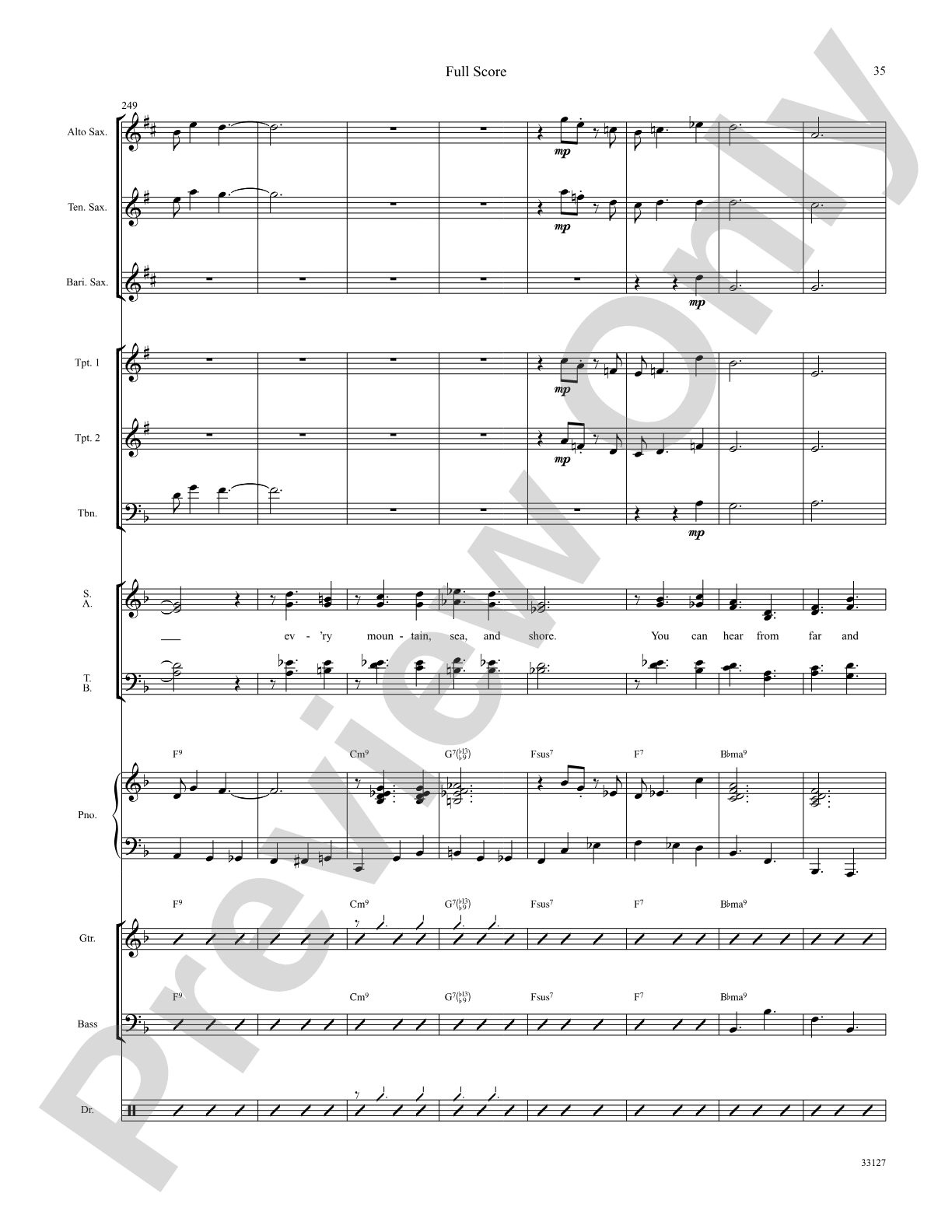 On a Clear Day: Choral SoundPax