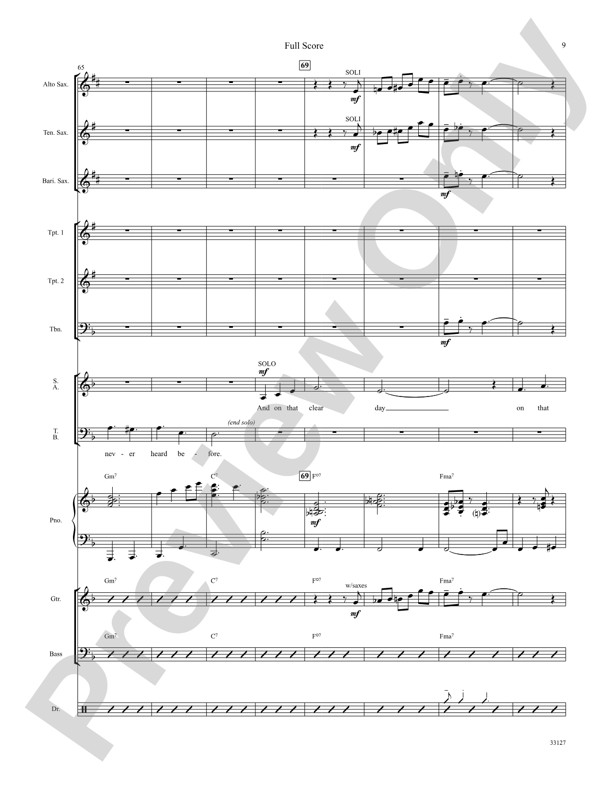 On a Clear Day: Choral SoundPax