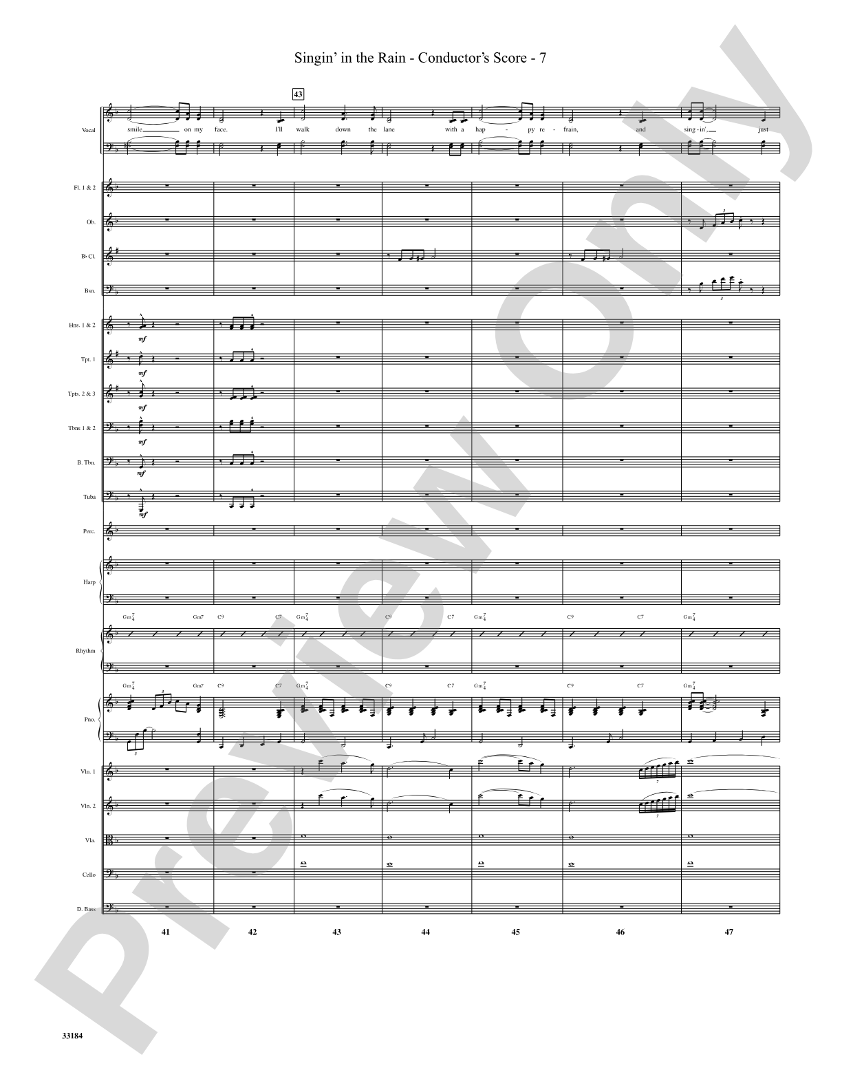 Singin' in the Rain: Choral SoundPax