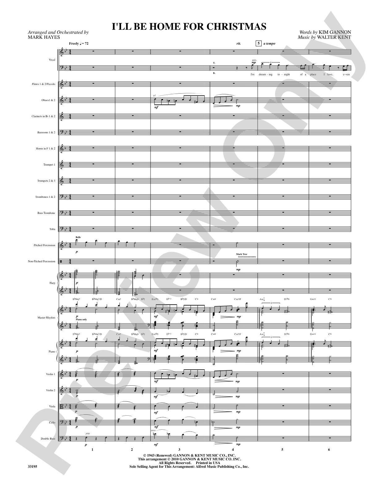 I'll Be Home for Christmas: Choral SoundPax
