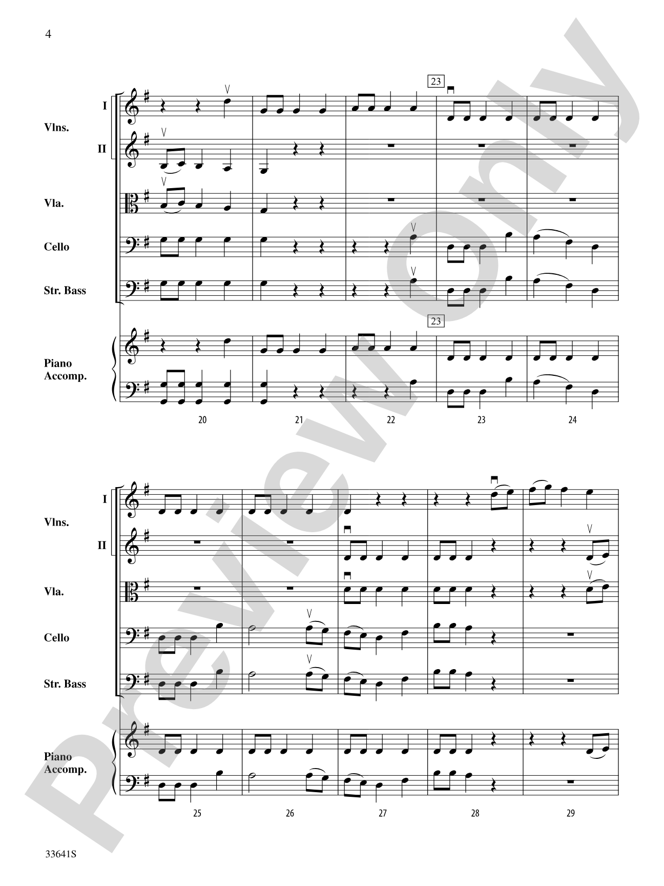 The Holly and the Ivy: String Orchestra Conductor Score & Parts