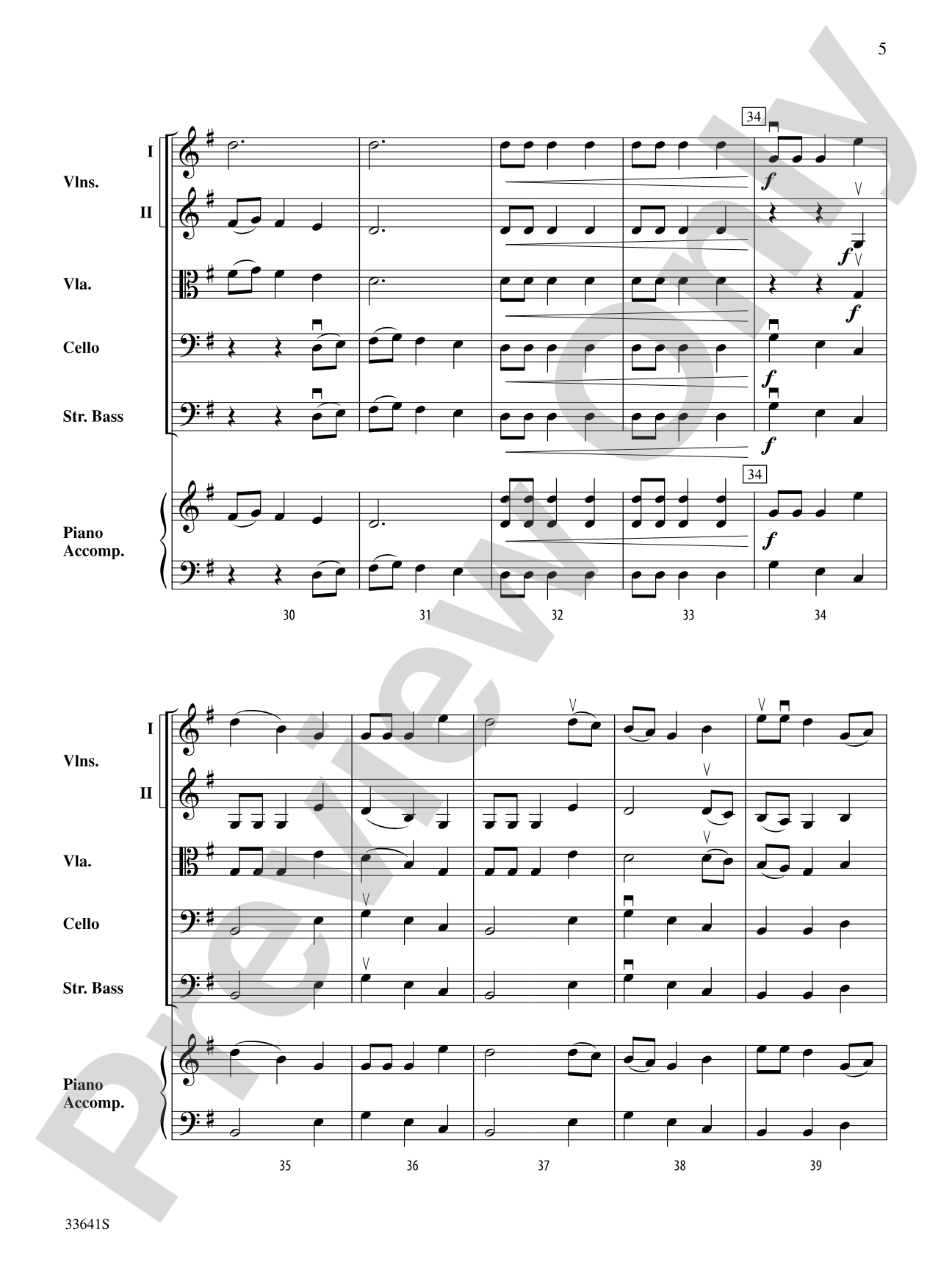 The Holly and the Ivy: String Orchestra Conductor Score & Parts