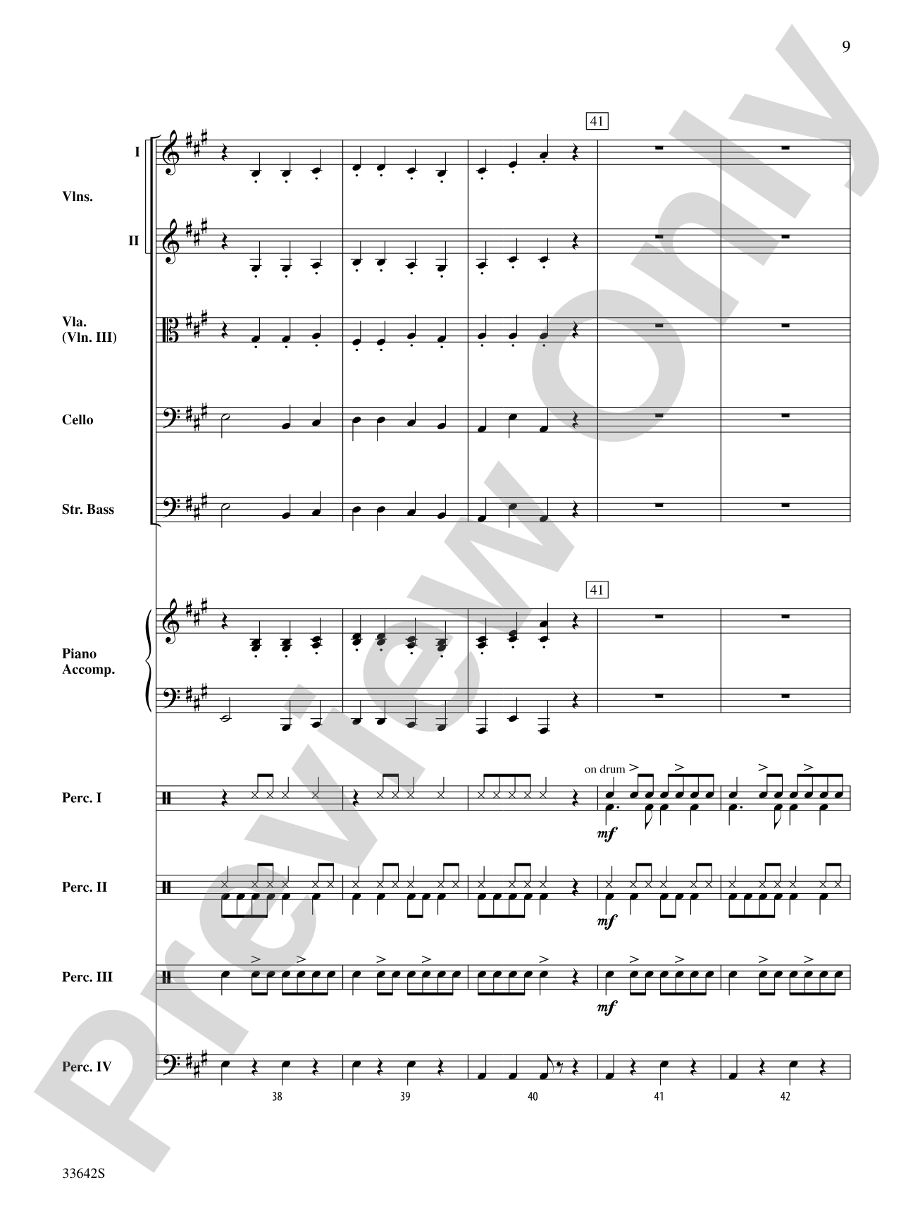 Dancin' on the Bayou: String Orchestra Conductor Score & Parts