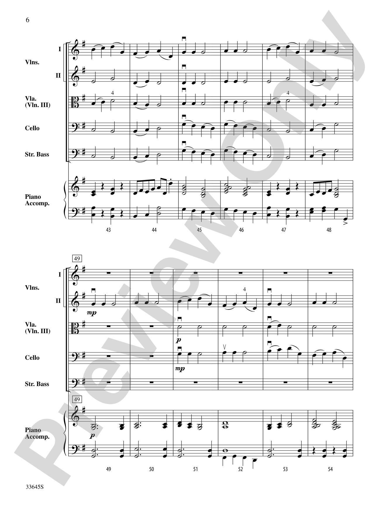 Two French Folk Tunes: String Orchestra Conductor Score & Parts