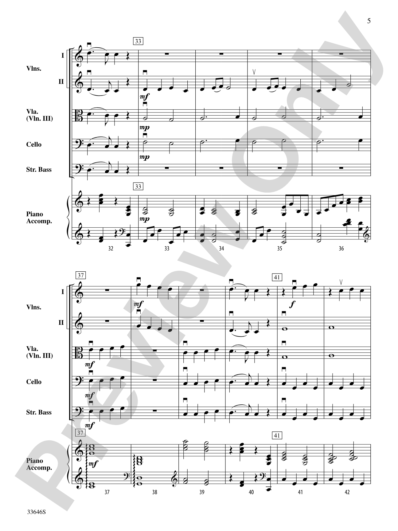 Symphonic Variants on Ode to Joy: String Orchestra Conductor Score & Parts