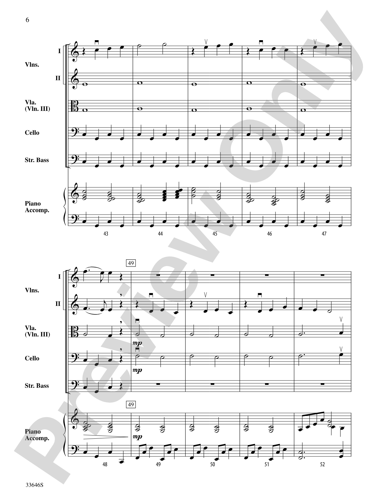 Symphonic Variants on Ode to Joy: String Orchestra Conductor Score & Parts