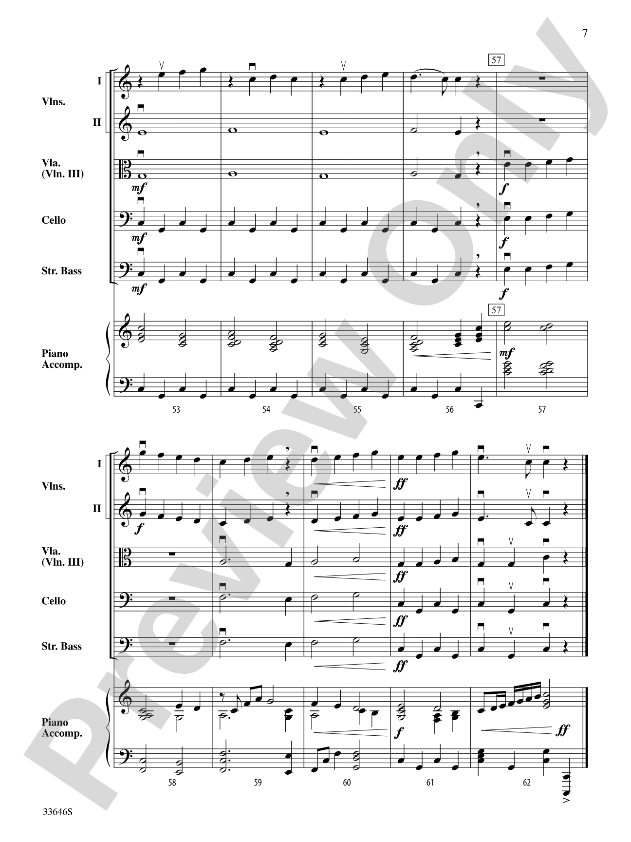 Symphonic Variants on Ode to Joy: String Orchestra Conductor Score & Parts