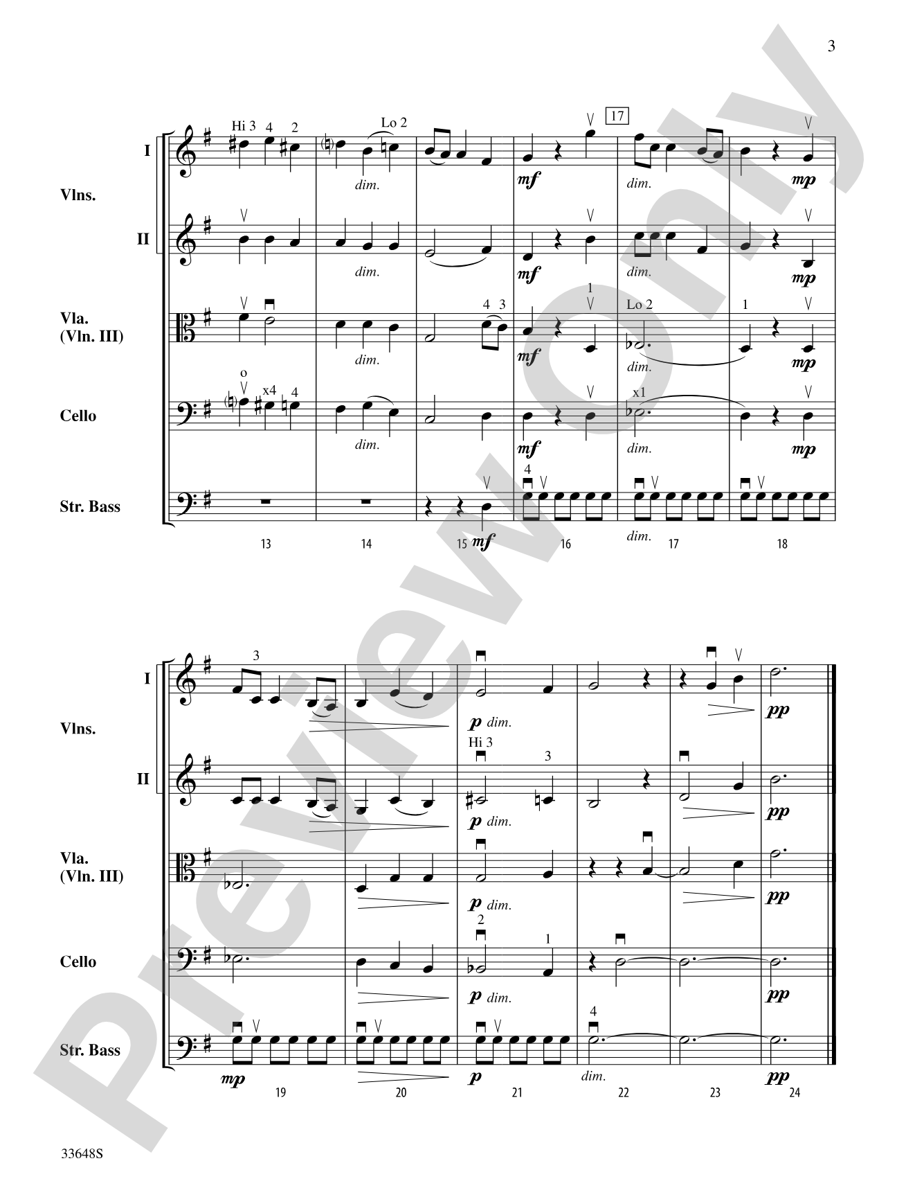 Romantic Masters: String Orchestra Conductor Score & Parts