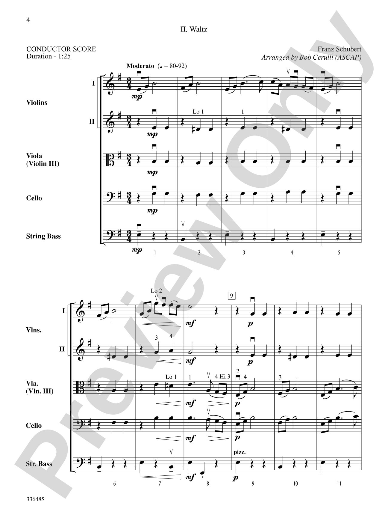 Romantic Masters: String Orchestra Conductor Score & Parts
