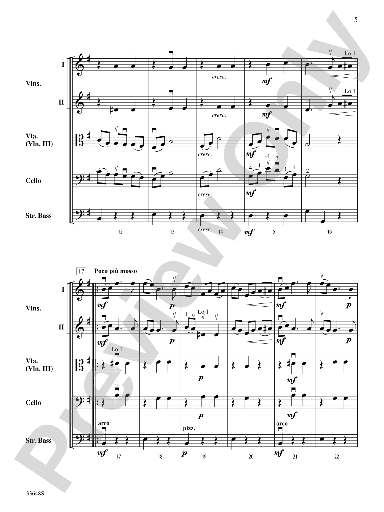 Romantic Masters: String Orchestra Conductor Score & Parts
