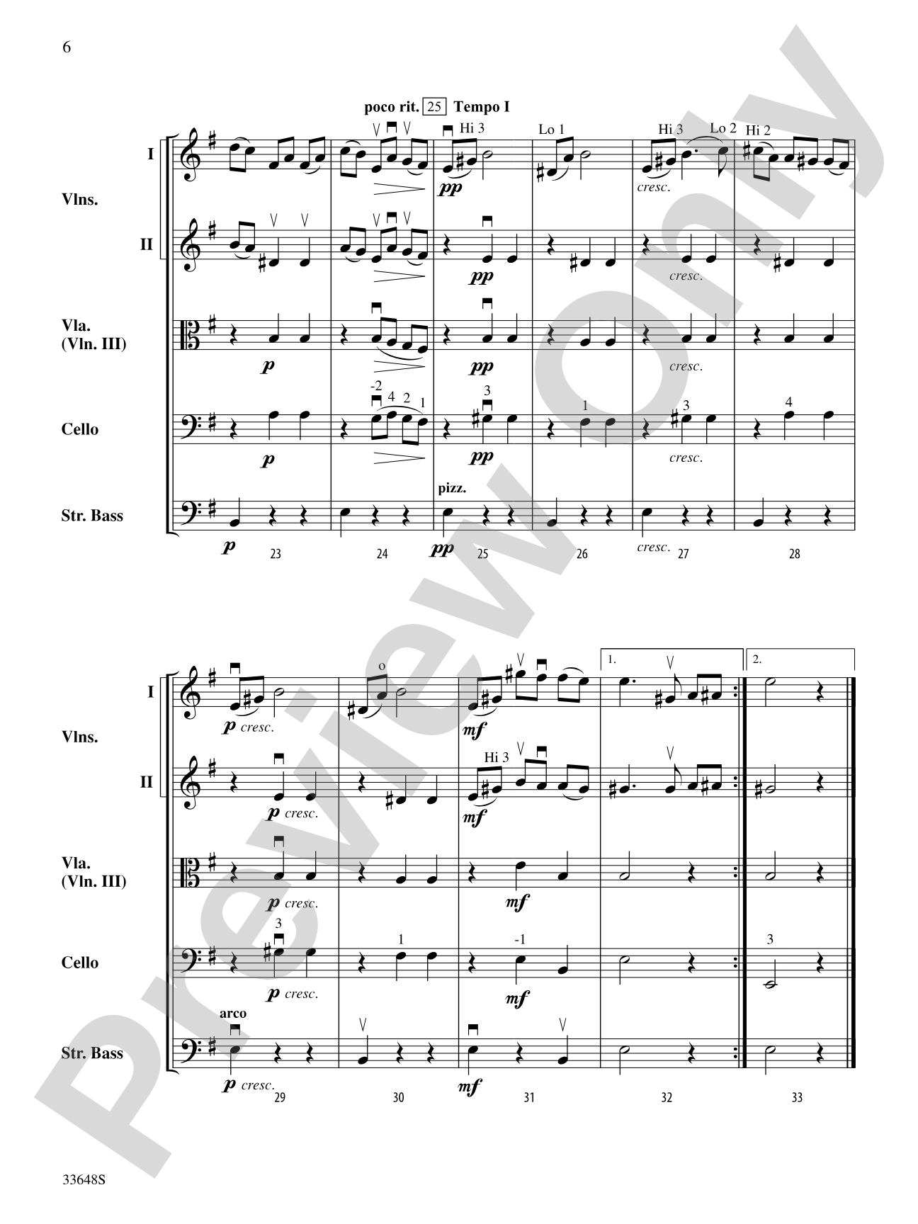 Romantic Masters: String Orchestra Conductor Score & Parts