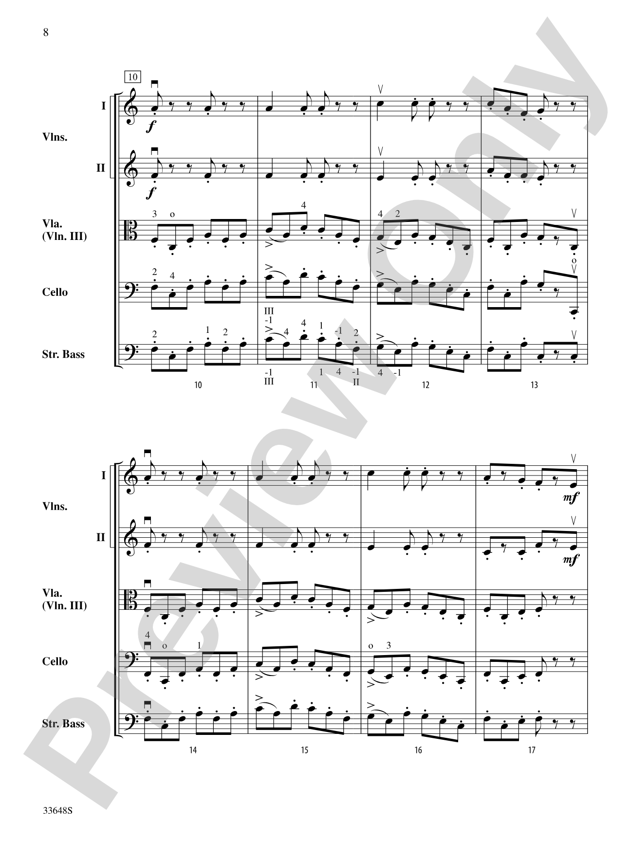 Romantic Masters: String Orchestra Conductor Score & Parts
