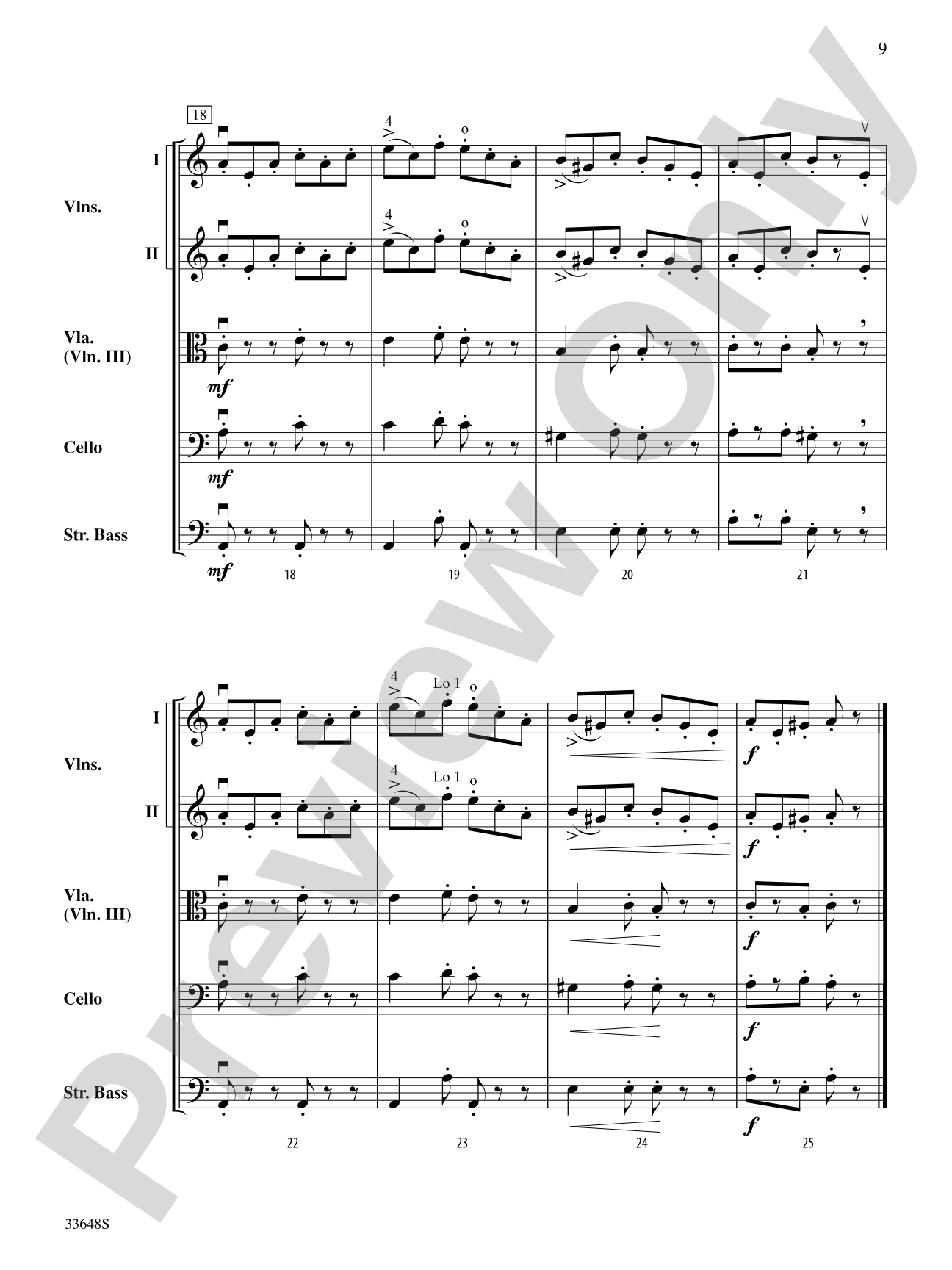 Romantic Masters: String Orchestra Conductor Score & Parts