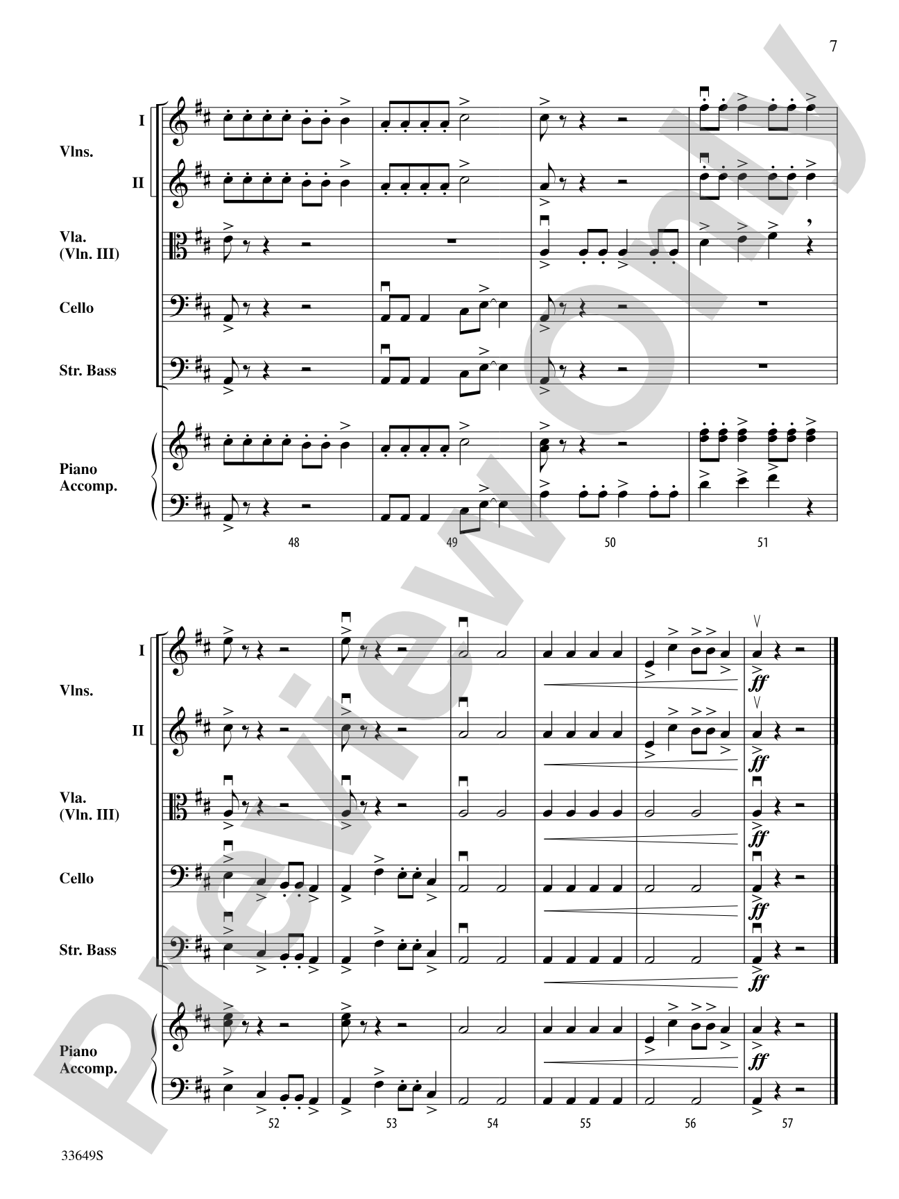 Santa Goes Wild West: String Orchestra Conductor Score & Parts