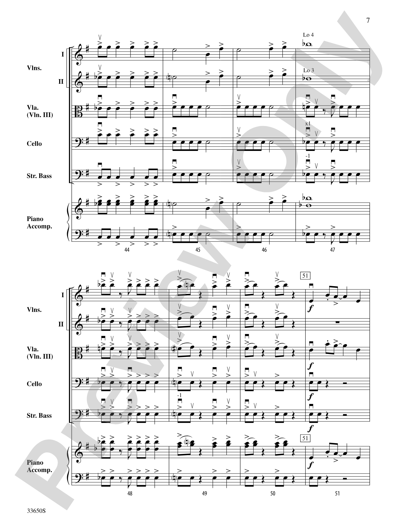 Avenger: String Orchestra Conductor Score & Parts