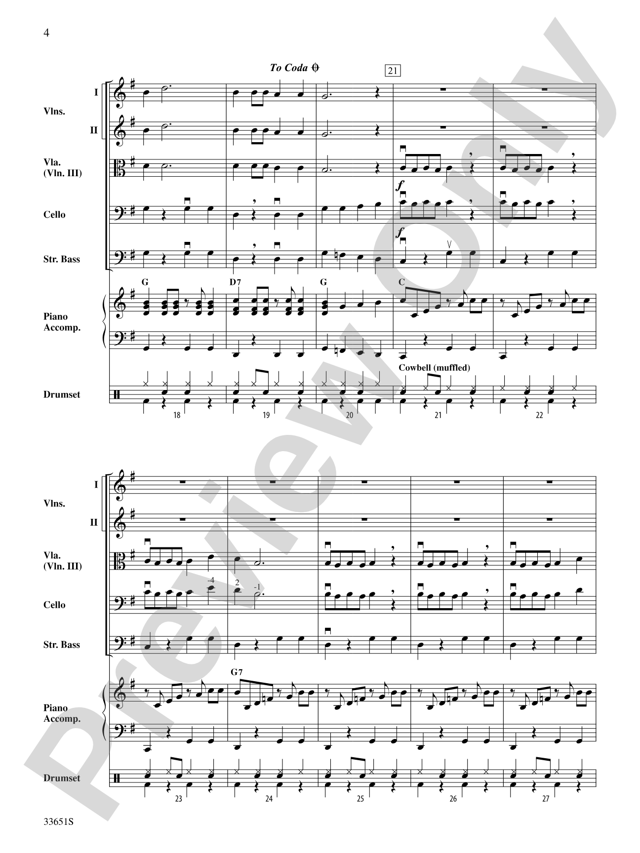 String Hero: String Orchestra Conductor Score & Parts