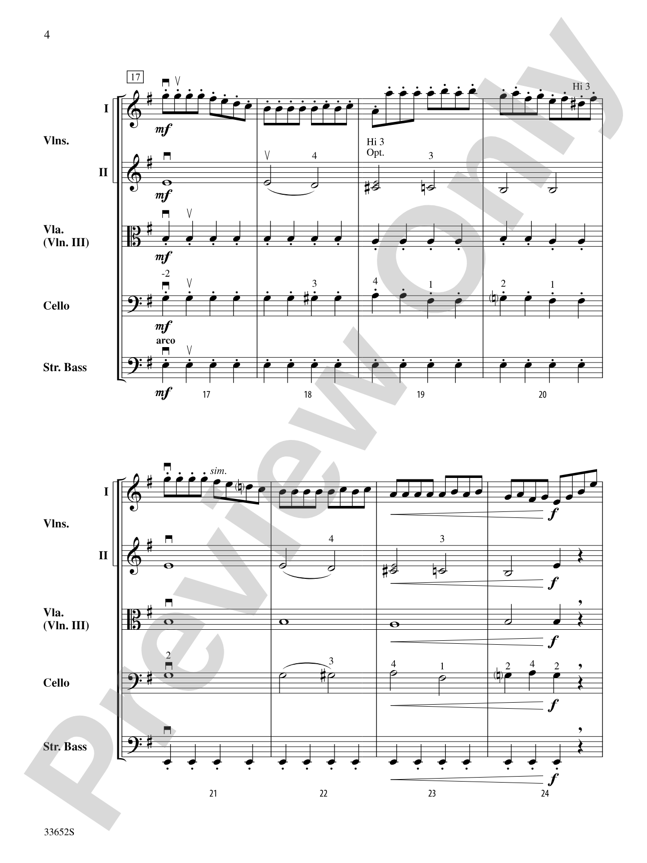 March from The Nutcracker: String Orchestra Conductor Score & Parts