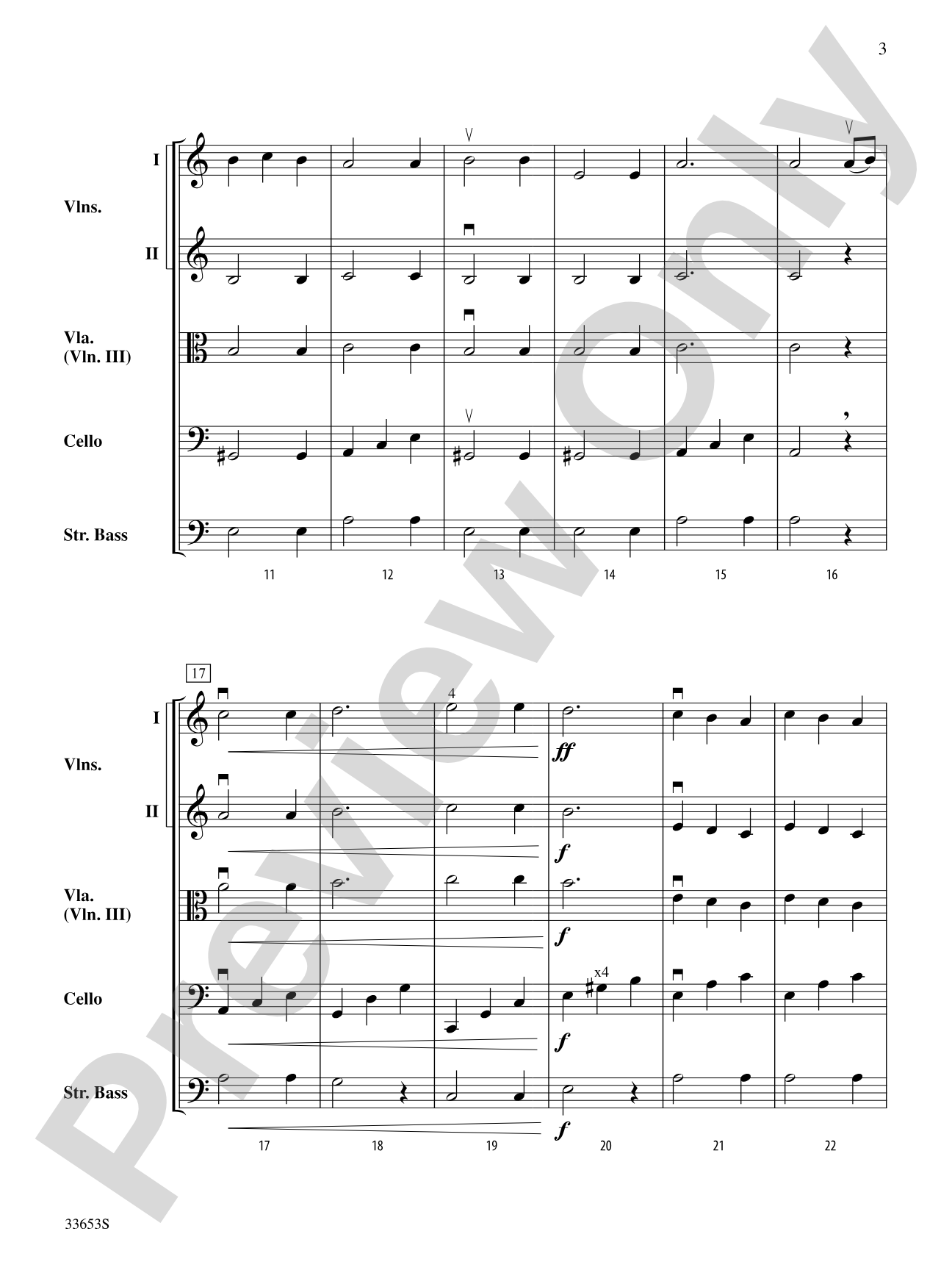 La Marmotte: String Orchestra Conductor Score & Parts